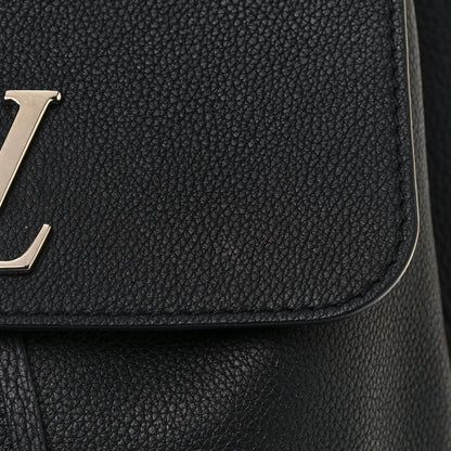 Louis Vuitton Calfskin Lockme Backpack Black 25 of 25