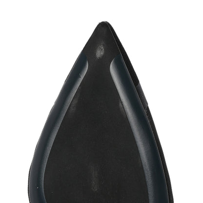 Fendi Technical Mesh Colibri High Heel Slingback Pumps 37 Black Verde Military 11 of 13