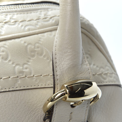 Gucci Guccissima Signoria Large Dome Bag Off White 8 of 11