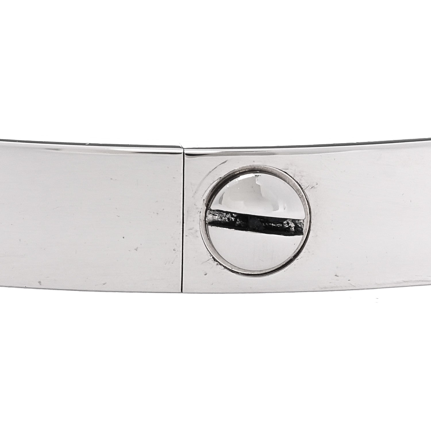 Cartier 18K White Gold LOVE Bracelet 17 7 of 7