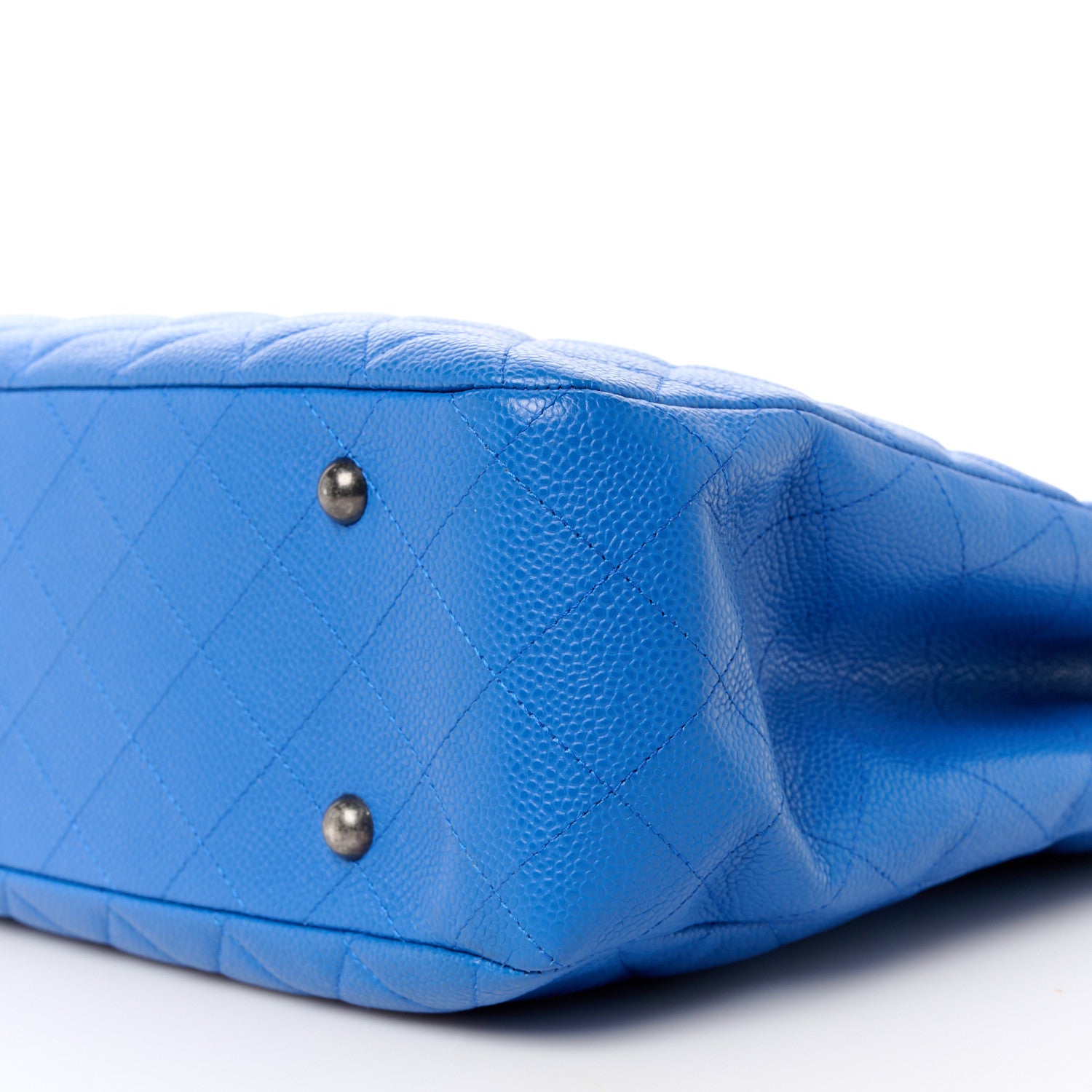 Chanel Caviar Quilted Large Classic Shopping Tote Blue 10 of 10