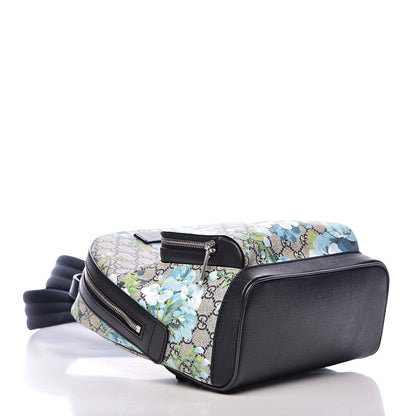 Gucci GG Supreme Monogram Blooms Small Day Backpack Blue 4 of 10