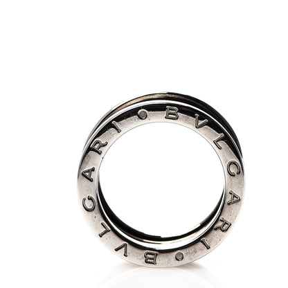 Bulgari 18K White Gold B.Zero1 Three-Band Ring 50 5.25 3 of 4