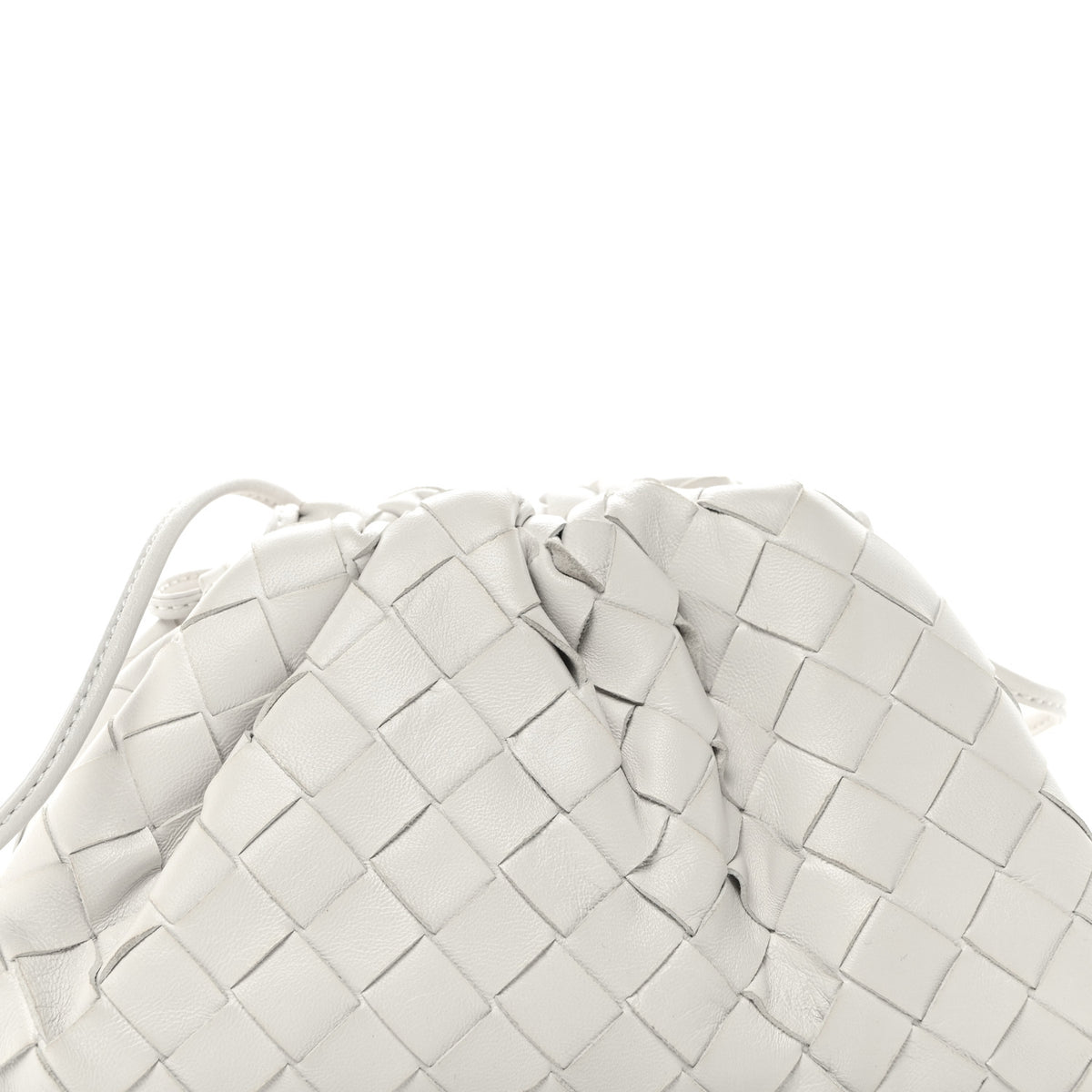 Nappa Intrecciato The Mini Pouch Chalk