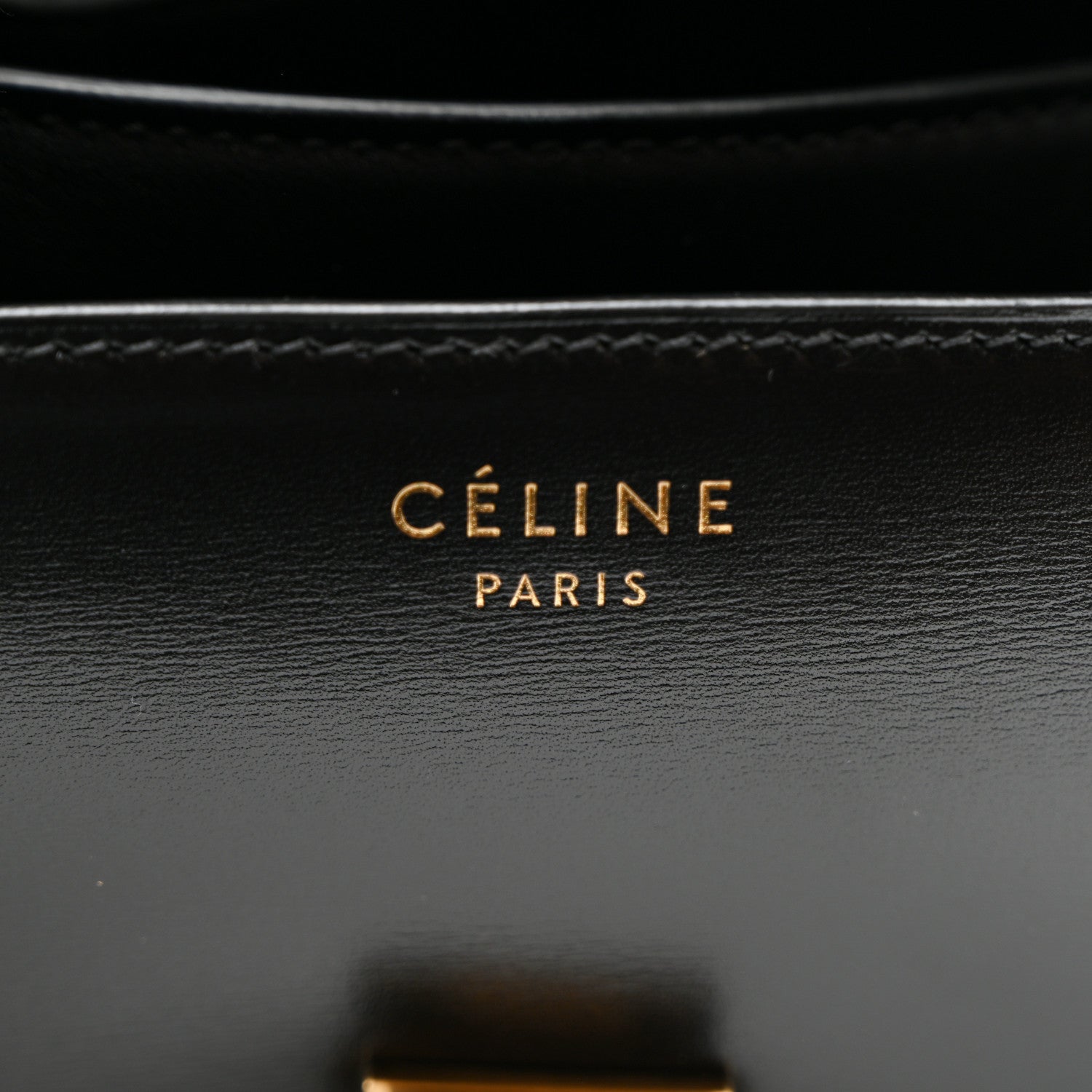 Celine Box Calfskin Small Classic Box Flap Bag Black 6 of 10