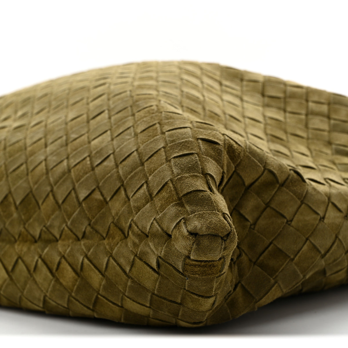 Bottega Veneta Suede Intrecciato Large Hop Mud 10 of 12