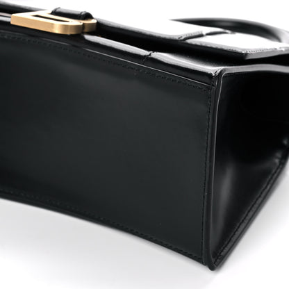Balenciaga Shiny Box Calfskin Graffiti Logo Small Hourglass Top Handle Bag Black 10 of 10
