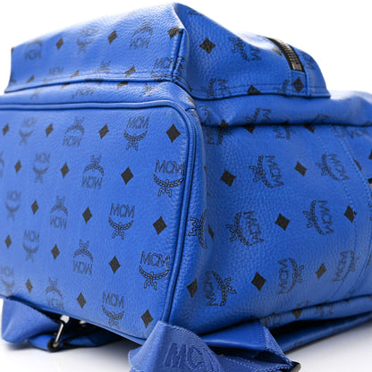 MCM Visetos Medium Sprinkle Stud Stark Backpack Blue 10 of 12