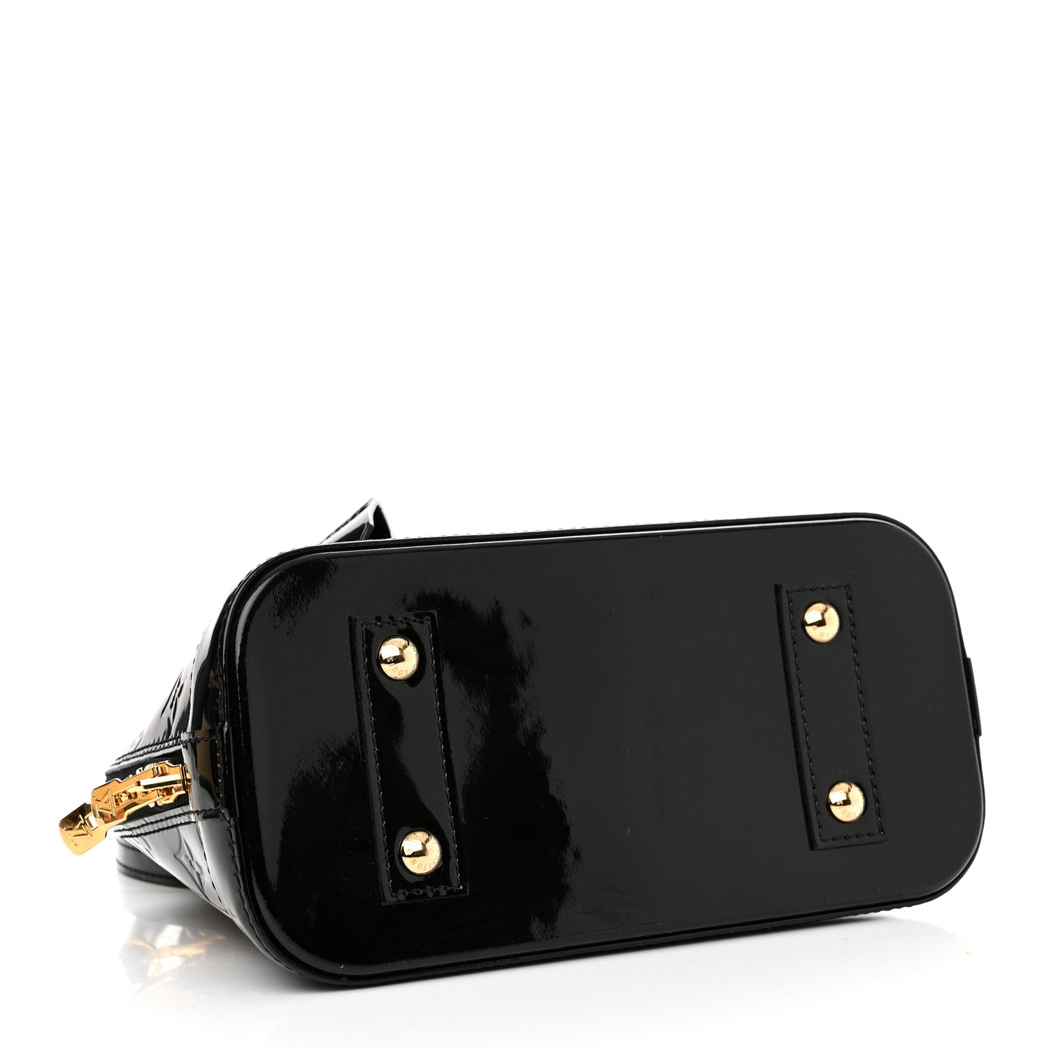 Louis Vuitton Vernis Alma BB Noir Magnetique 4 of 11
