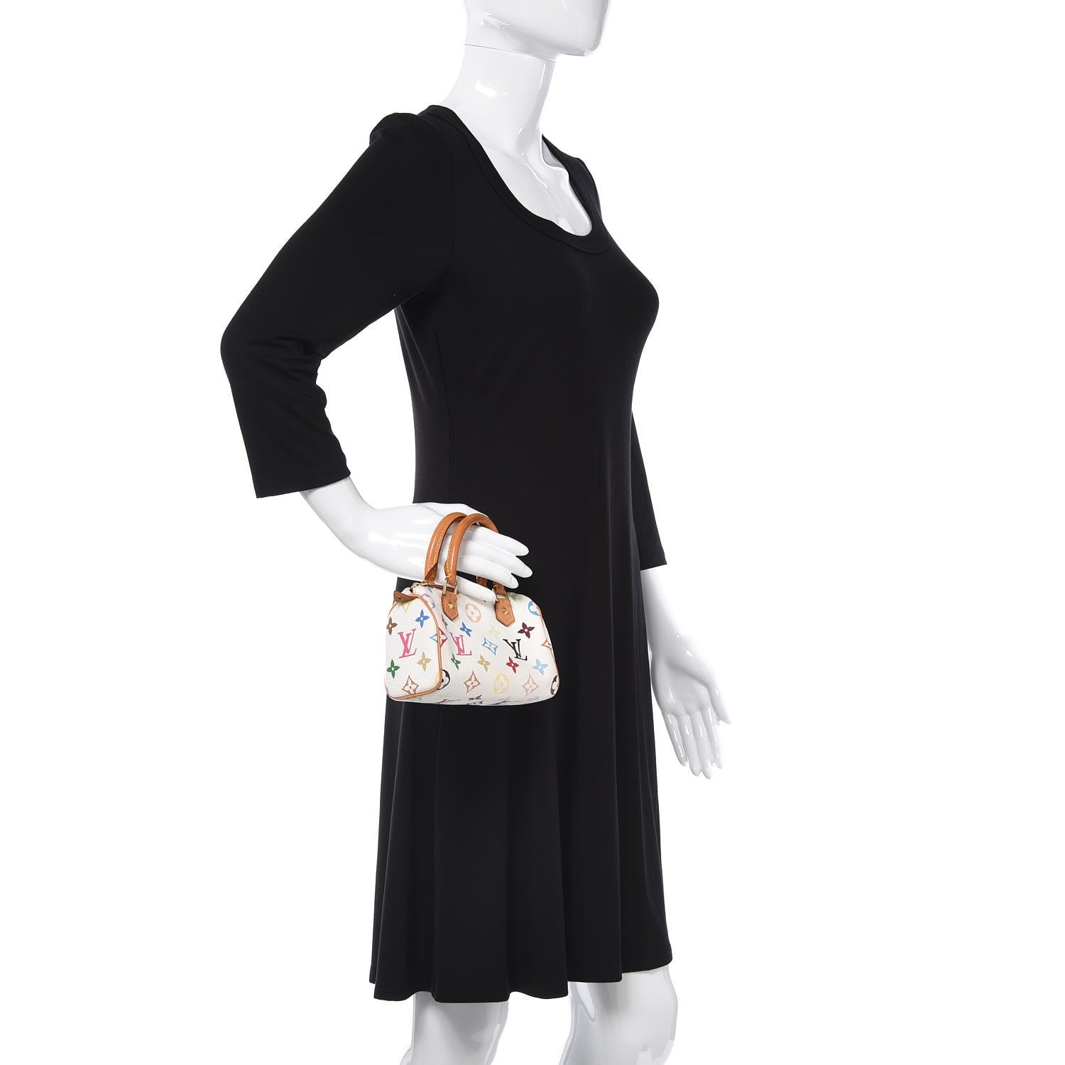 Louis Vuitton Monogram Multicolor Mini Sac HL Speedy White 2 of 9