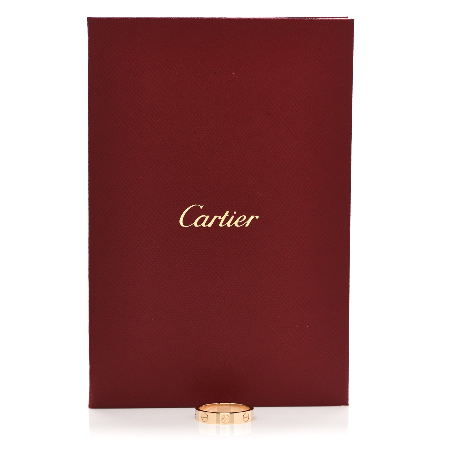 18K Yellow Gold 3.5mm LOVE Wedding Band Ring 50 5.25