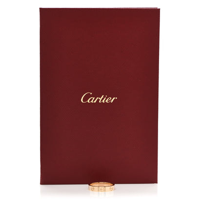 Cartier 18K Yellow Gold 3.5mm LOVE Wedding Band Ring 50 5.25 5 of 5