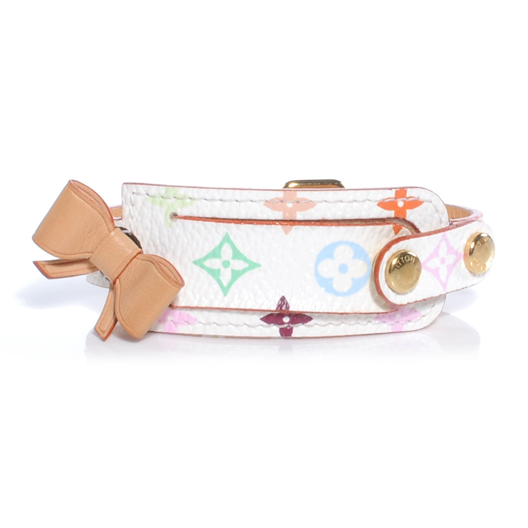 Louis Vuitton Monogram Multicolor Address Bracelet White 1 of 6