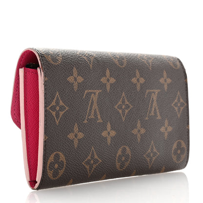 Louis Vuitton Monogram Bloom Flower Emilie Wallet Fuchsia 3 of 11
