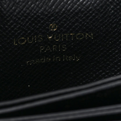 Louis Vuitton Monogram Gusset Card Holder Black 6 of 8