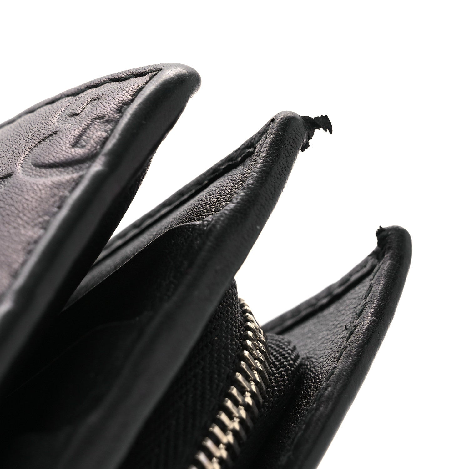 Gucci Guccissima Twins Continental Flap Wallet Black 8 of 9