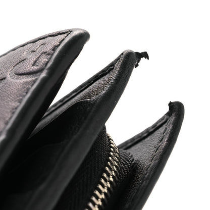 Gucci Guccissima Twins Continental Flap Wallet Black 8 of 9