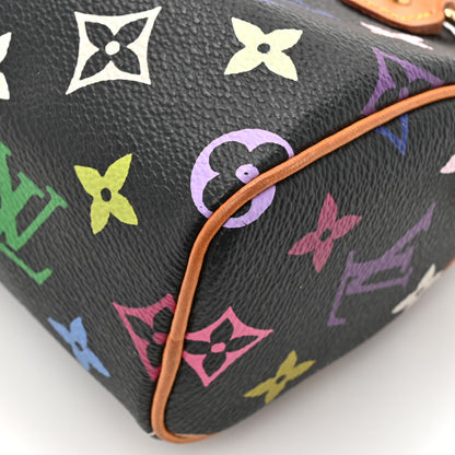 Louis Vuitton Monogram Multicolor Mini Sac HL Speedy Black 11 of 15