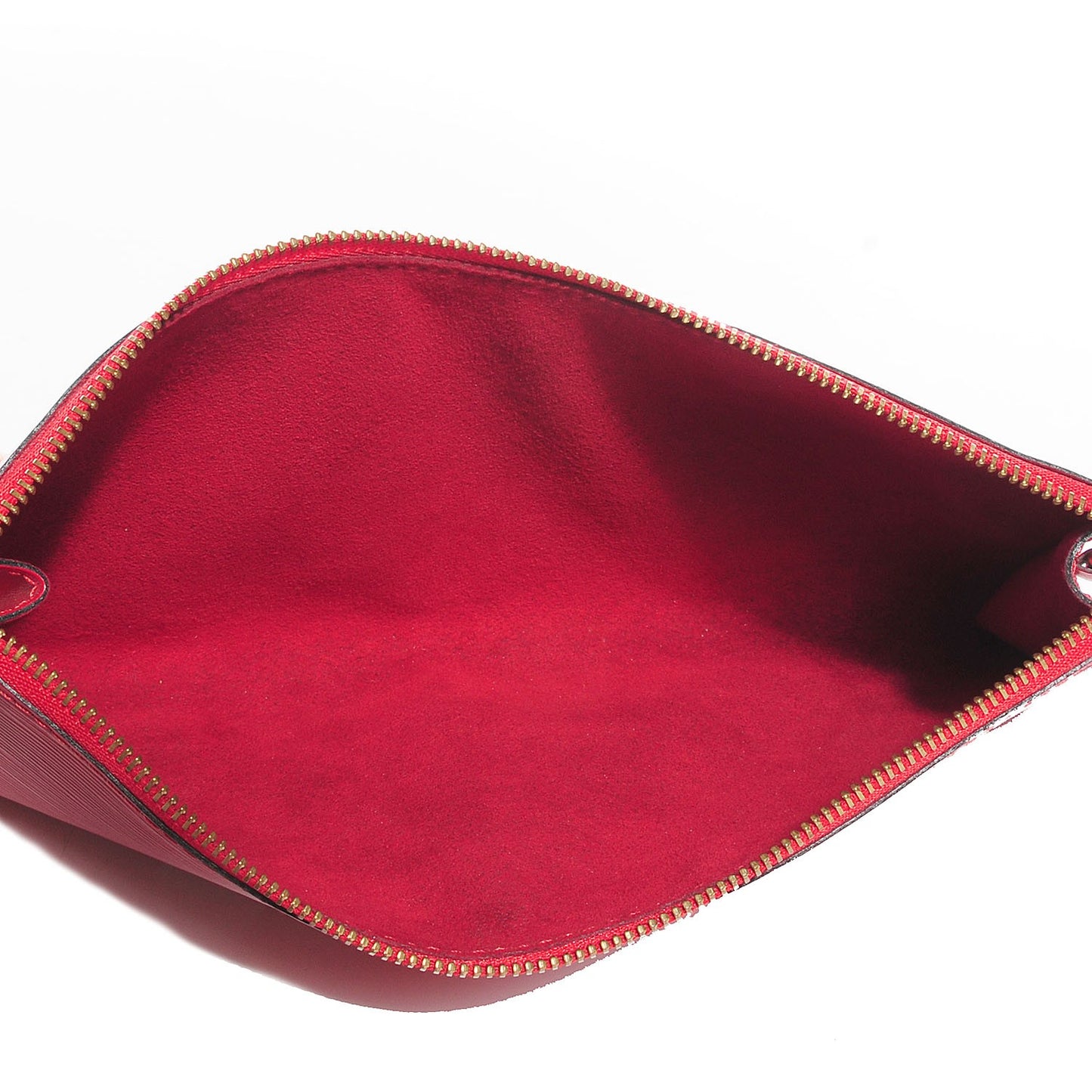 Epi Pochette Accessories 24 Castillan Red
