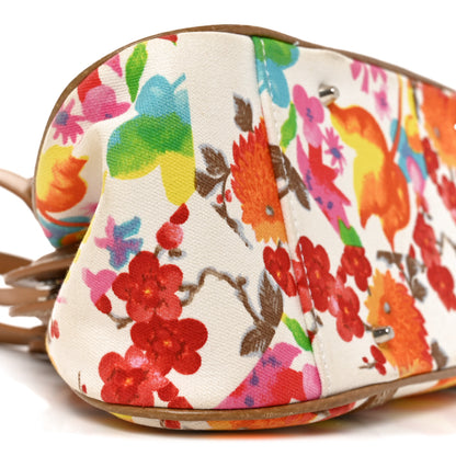 Christian Dior Canvas Floral Print Detective Satchel Multicolor 9 of 11