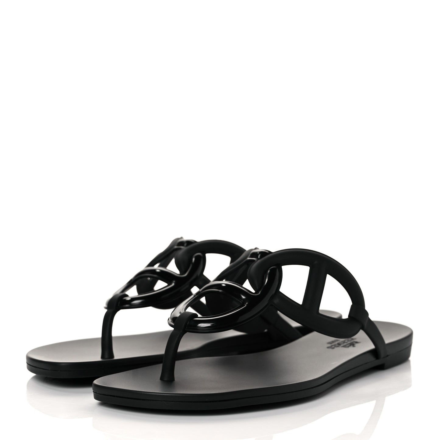 Rubber Womens Egerie Sandals 36 Black