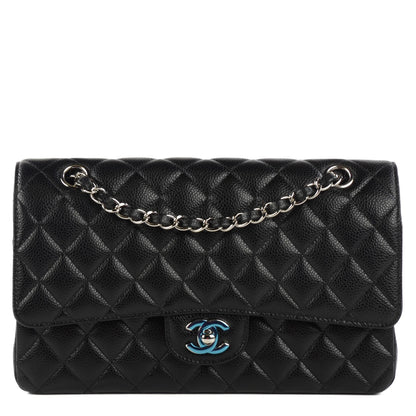 Chanel Caviar Quilted Medium Double Flap Black 1 of 8