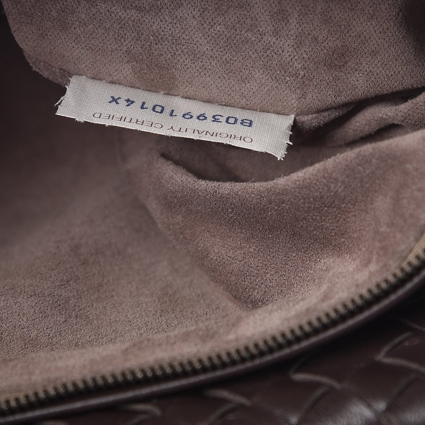 Nappa Intrecciato Maxi Veneta Hobo Ebano