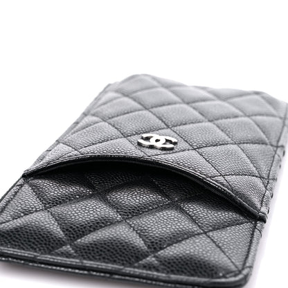 Chanel Caviar Quilted Classic iPhone Pouch Black 8 of 8