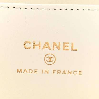 Chanel Patent Calfskin Boy Minaudiere White 6 of 15