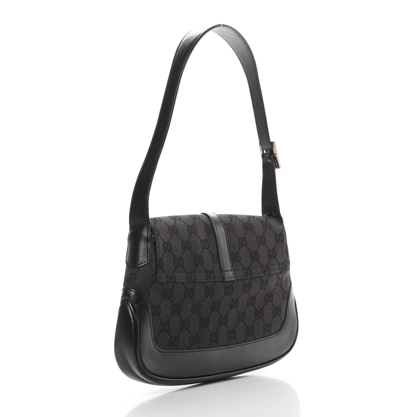Monogram Small Jackie O Hobo Black