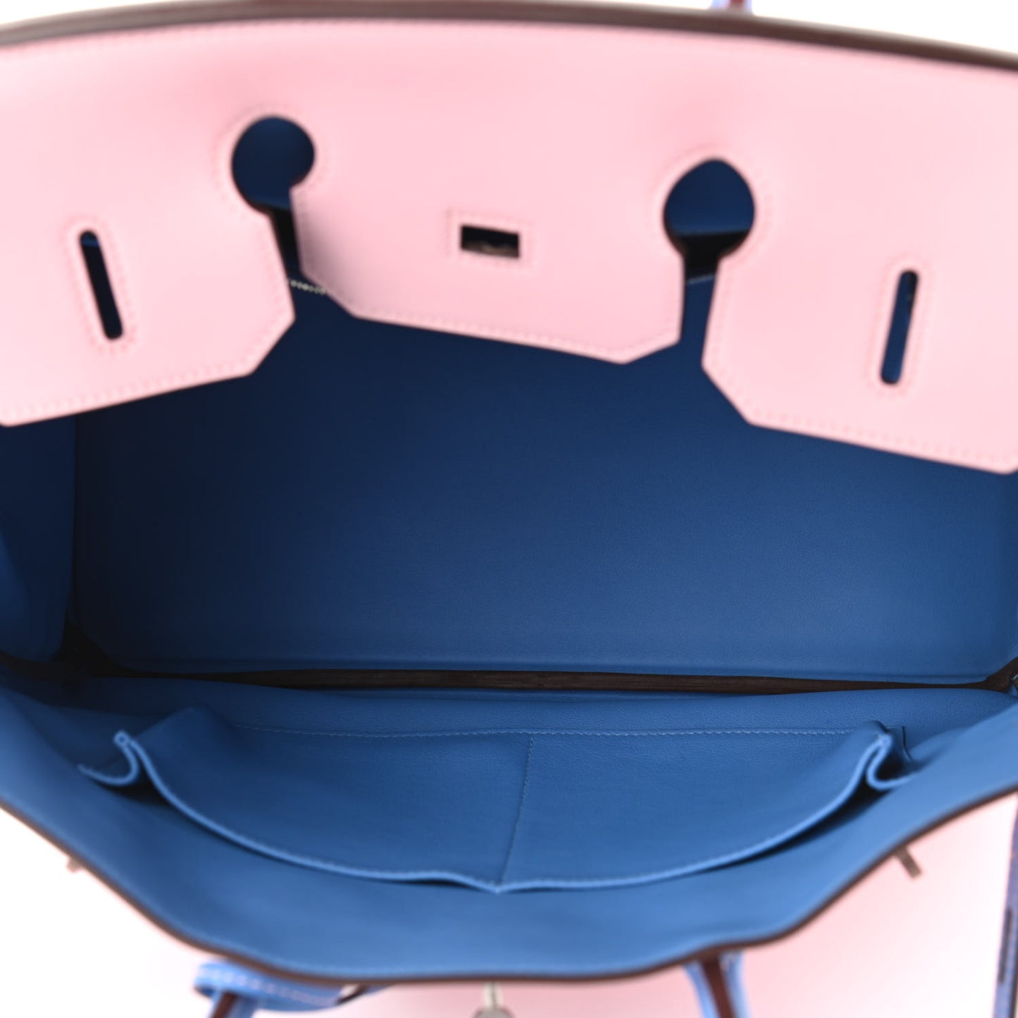 Swift Horseshoe Birkin 35 Rose Sakura Bleu Paradis