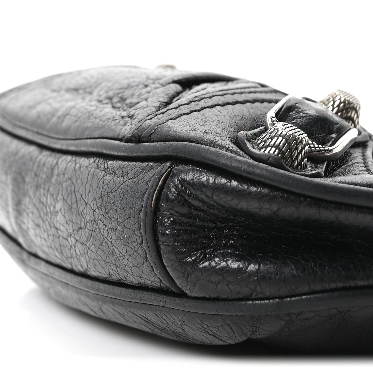 Balenciaga Agneau Arena Le Cagole Mini Purse With Chain Black 11 of 11