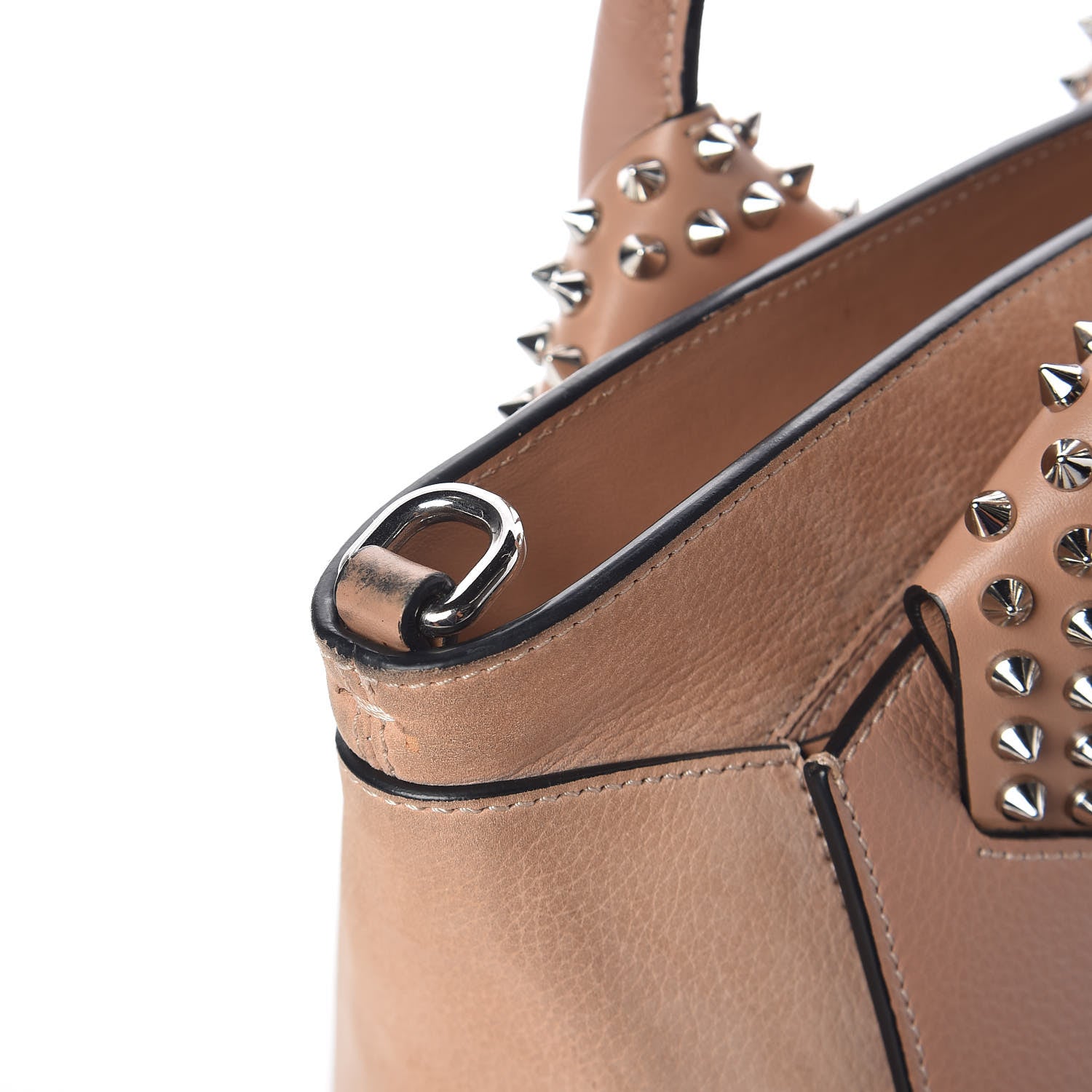 Christian Louboutin Calfskin Small Eloise Tote Nude 9 of 9