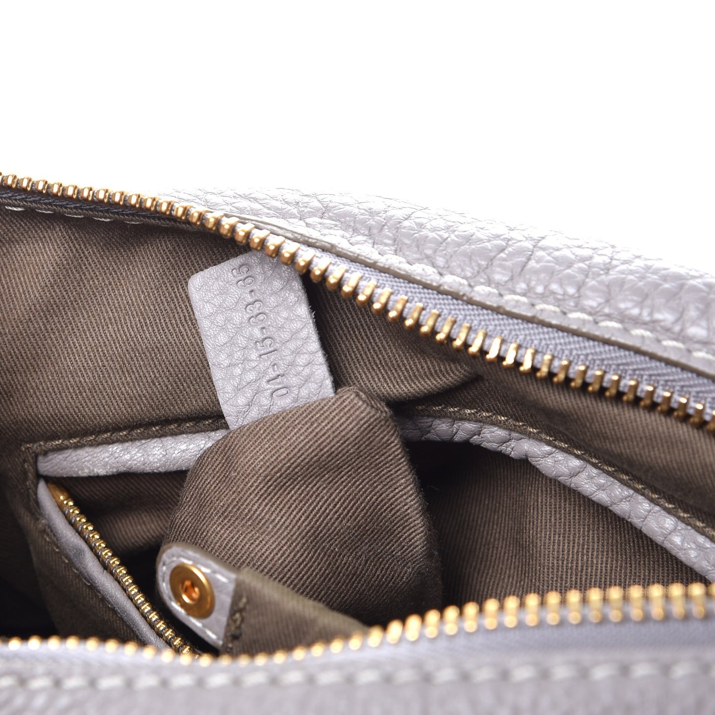 Calfskin Medium Marcie Satchel Cashmere Grey