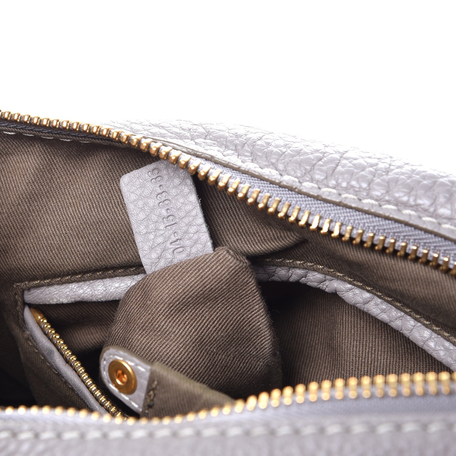 Chloe Calfskin Medium Marcie Satchel Cashmere Grey 8 of 9