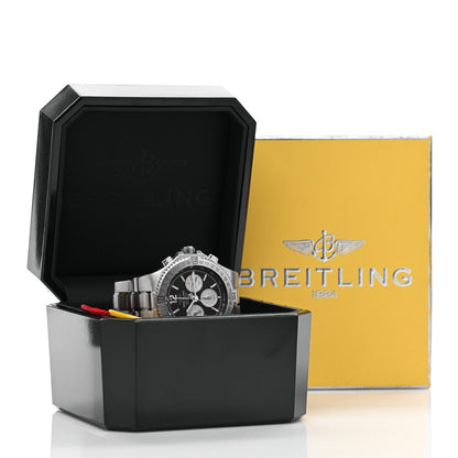 Breitling Stainless Steel 45mm Hercules Chronograph Automatic Watch Black A39363 5 of 5