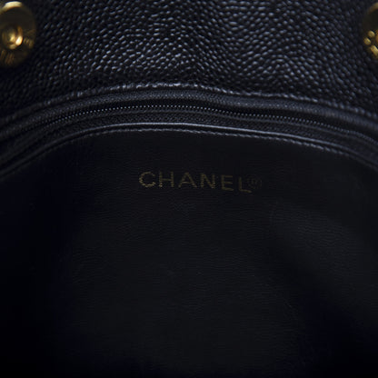 Chanel Caviar CC Shoulder Bag Black 6 of 14