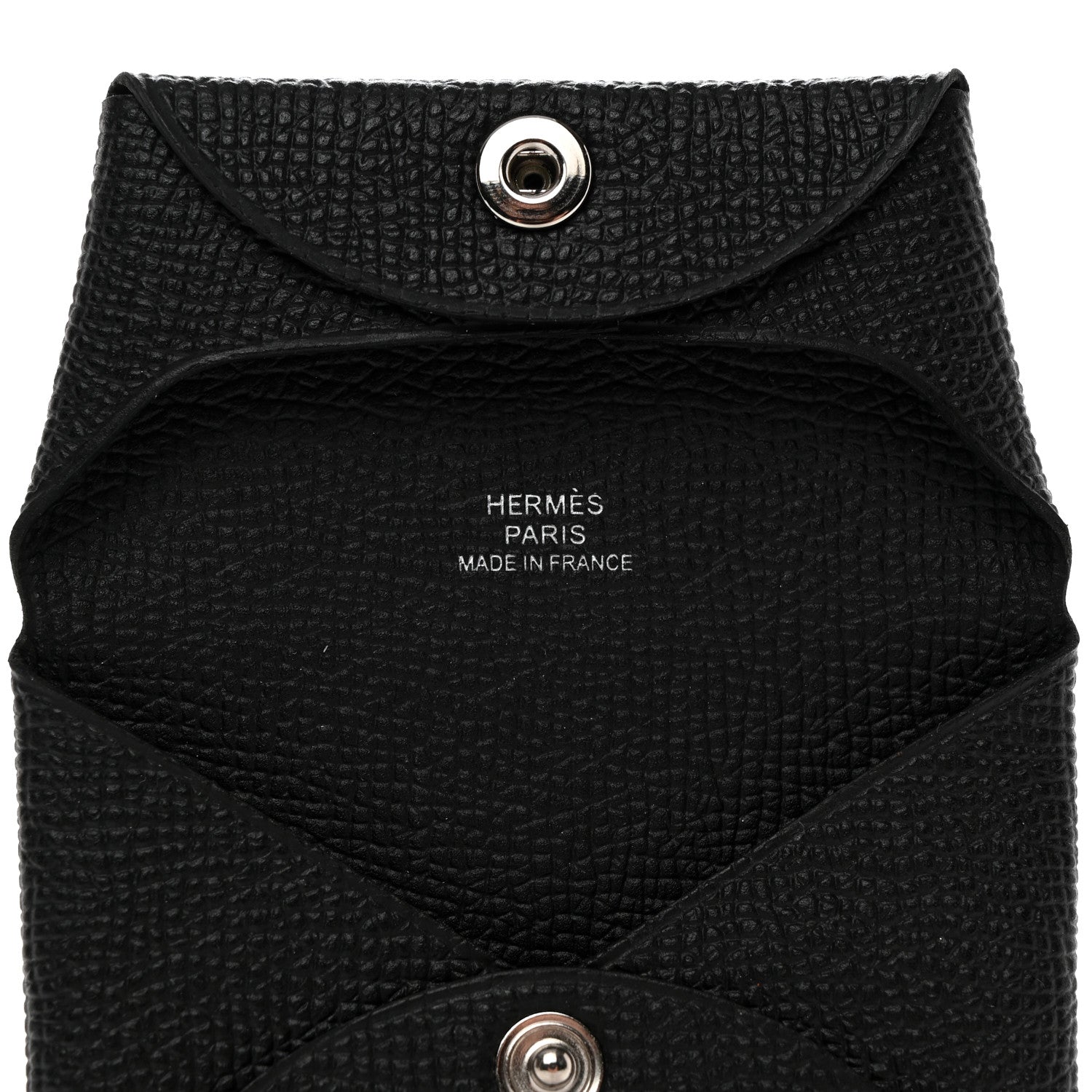 Hermes Epsom Bastia Coin Purse Black 6 of 7