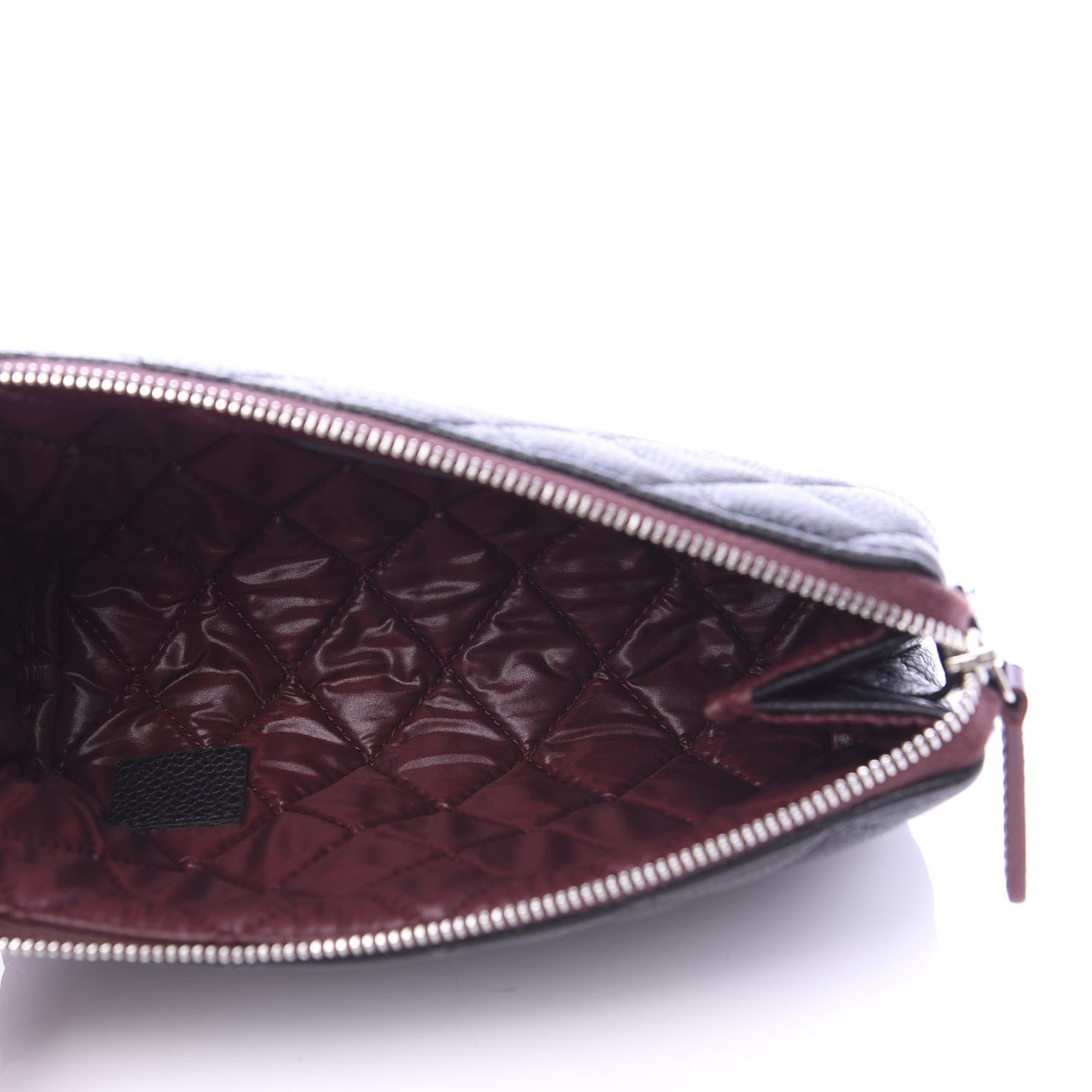 Chanel Caviar Quilted Small Cosmetic Case Black 5 of 11