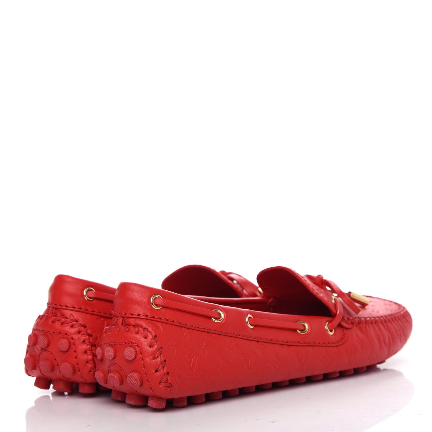 Louis Vuitton Empreinte Gloria Loafers 36.5 Rouge 4 of 10