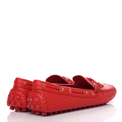 Louis Vuitton Empreinte Gloria Loafers 36.5 Rouge 4 of 10