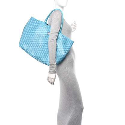 Goyard Goyardine Saint Louis GM Balise Beach Towel Set Turquoise 2 of 11