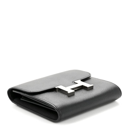 Hermes Epsom Constance Short Wallet Black 7 of 18