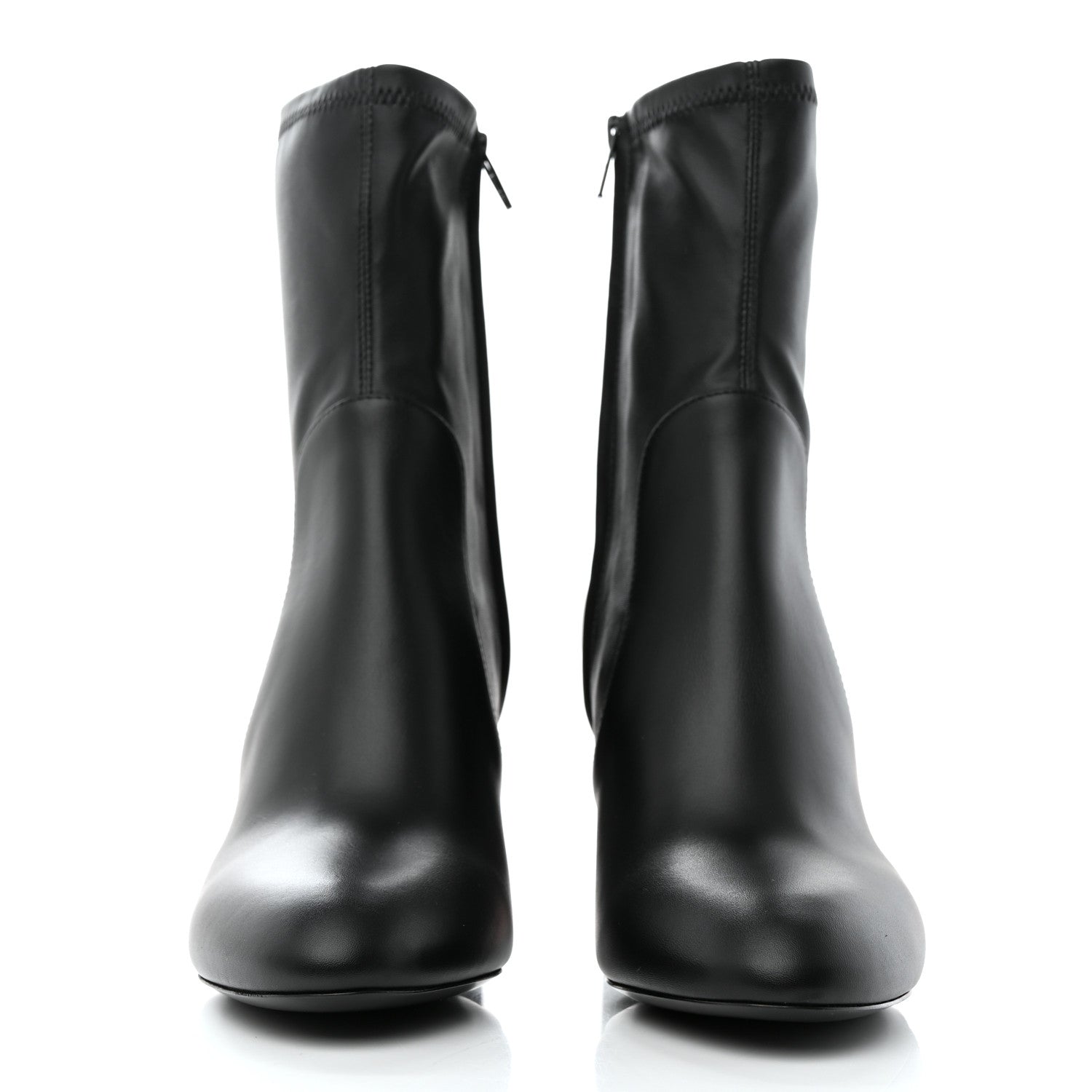 Louis Vuitton Calfskin Uniformes Silhouette Ankle Boots 37 Black 2 of 8