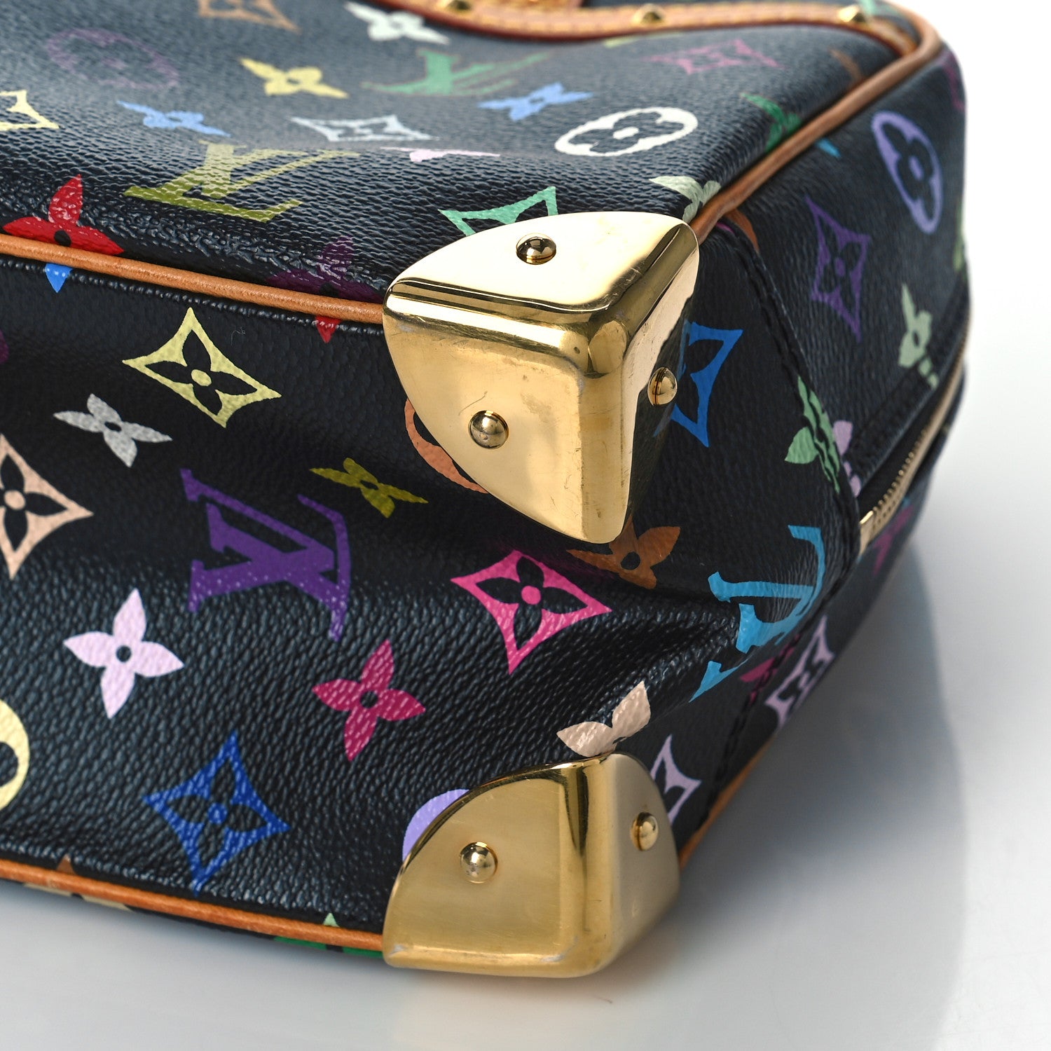 Louis Vuitton Monogram Multicolor Trouville Black 8 of 8