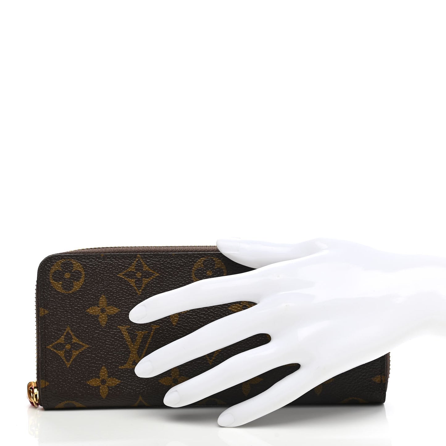 Monogram Clemence Wallet Fuchsia