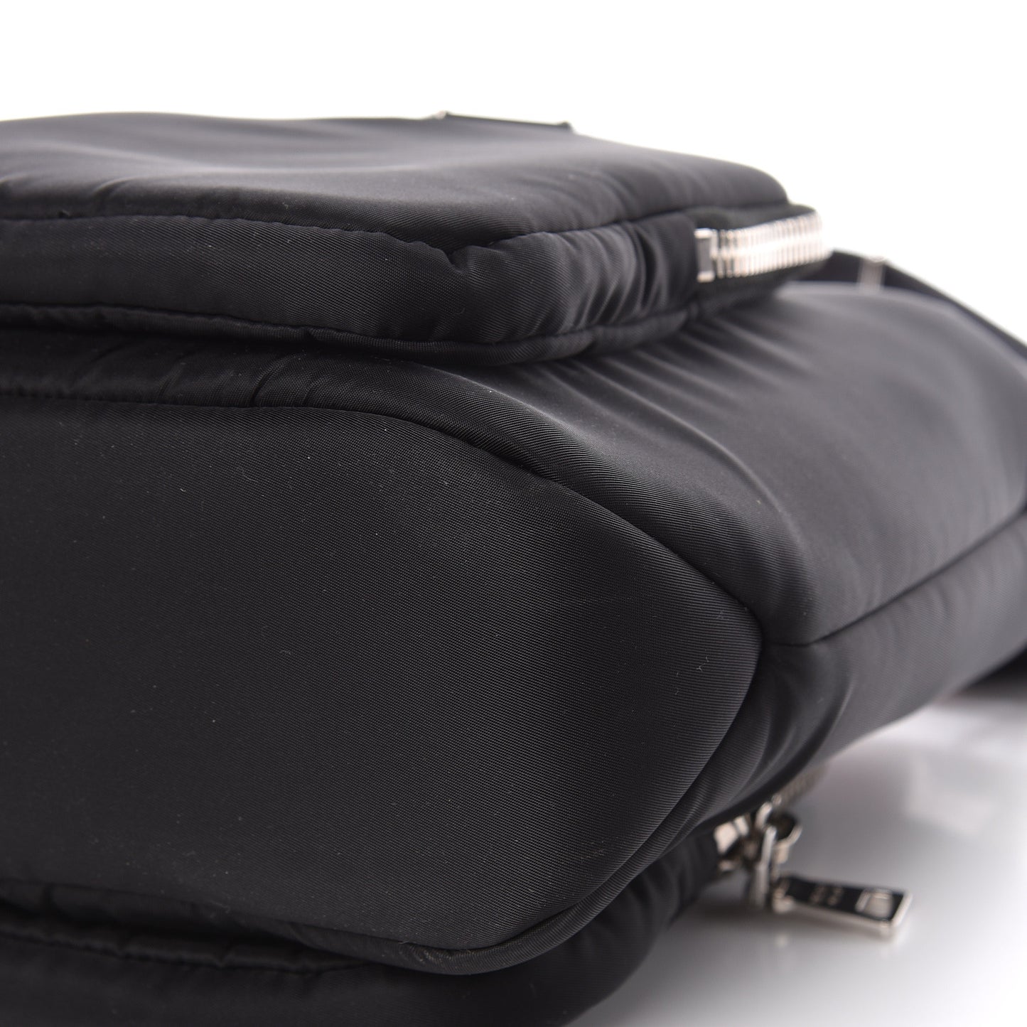 Tessuto Nylon Pocket Small Cargo Tote Black Fuoco
