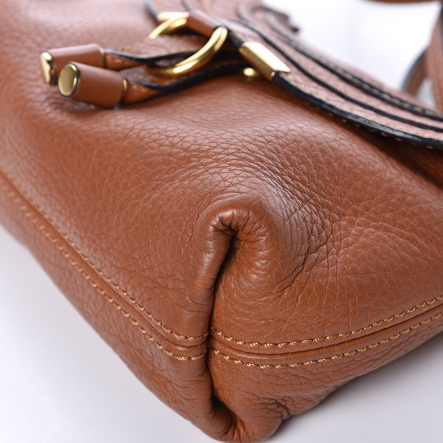 Calfskin Marcie Pochette Crossbody Bag Tan