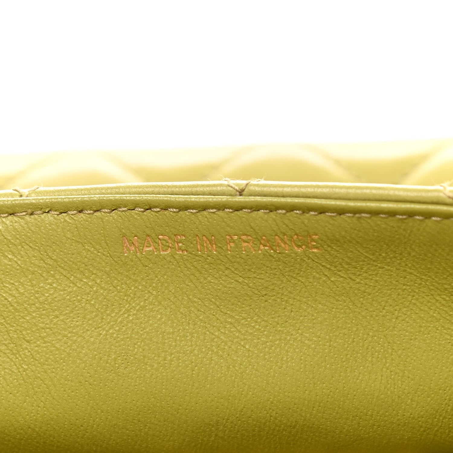 Chanel Lambskin Quilted Flap Clutch Light Green 8 of 11