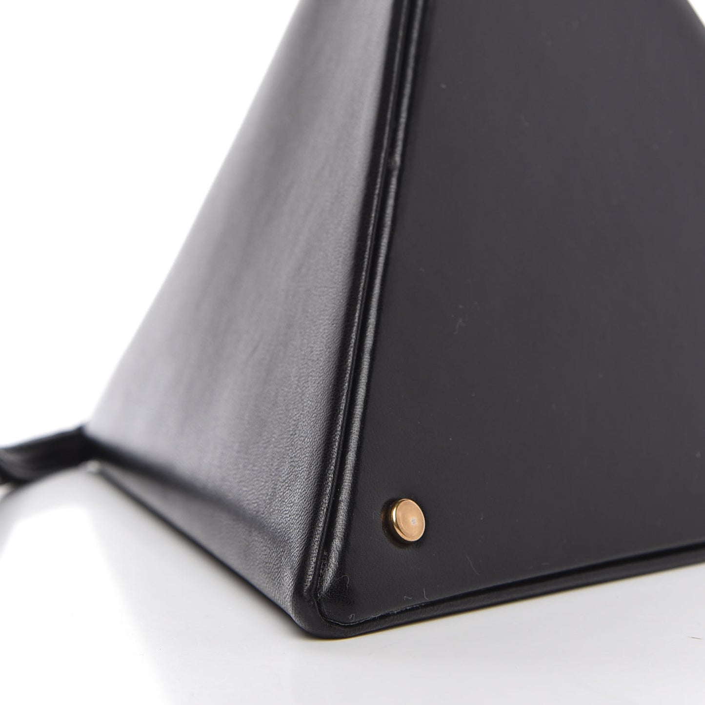 Lambskin Pyramid Clutch Black